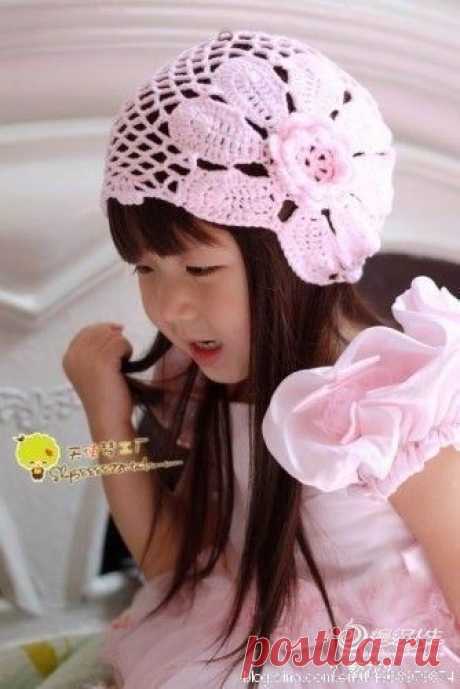 Pink Baby Summer Hat | Outras malhas