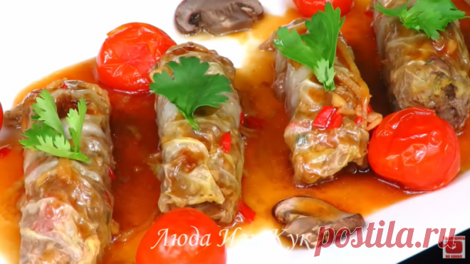 «Китайские голубцы» - с пекинской капустой, в кисло-сладком соусе. Вкуснятина на новогодний стол 2020. - Коллекция замечательных рецептов