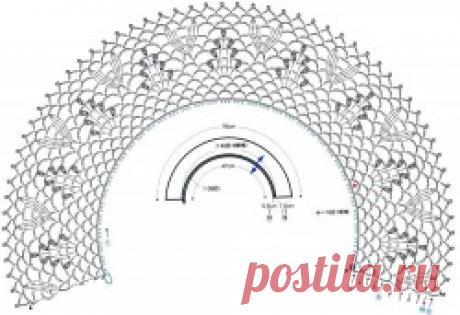 Ажурный воротник Изабелла