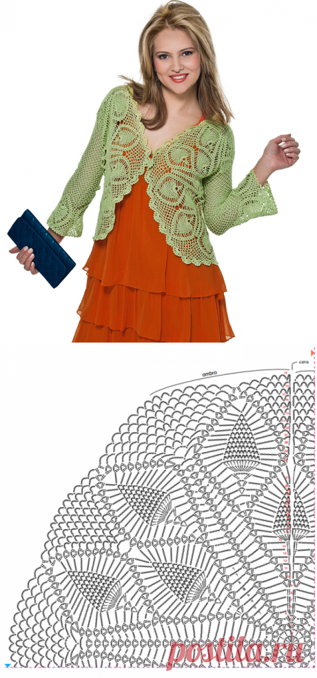 Романтический жакетик - САМОБРАНОЧКА рукодельницам, мастерицам