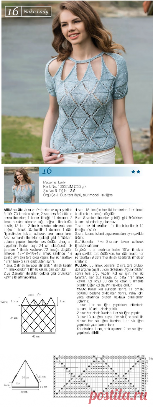 Irish crochet &: BLOUSE