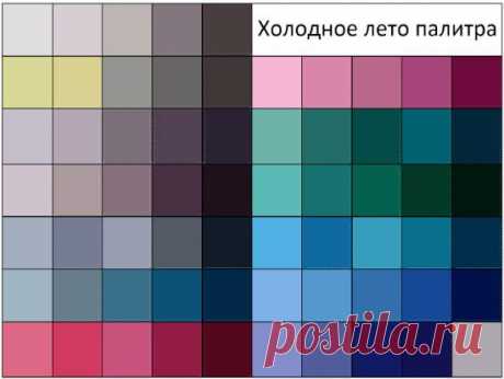 Цветотип Лето (Фото)