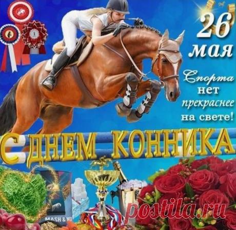 С Днем конника! Желаю крепкого здоровья вашим лошадям, взаимопонимания, легких маршрутов и бесконечной гармонии на тренировках и прогулках.