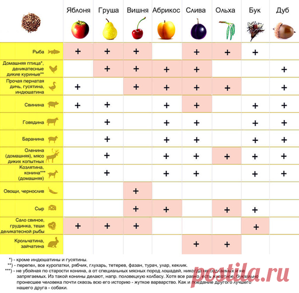 С чем можно совмещать щепы копчения
