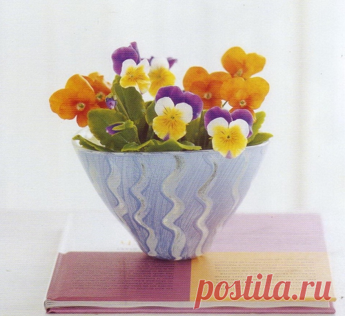 Анютины глазки / Лепка / В рукоделии