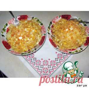 Макароны в луковом соусе - кулинарный рецепт