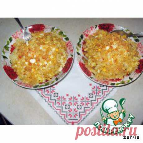 Макароны в луковом соусе - кулинарный рецепт