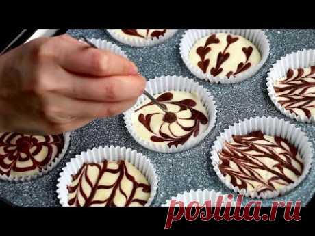 How To Make Chocolate Swirl Cupcakes | Cotton Soft Butter Sponge Cake Recipe