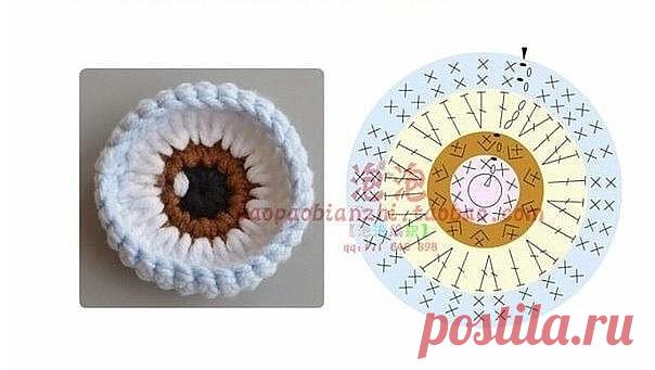 Глазки для игрушек крючком