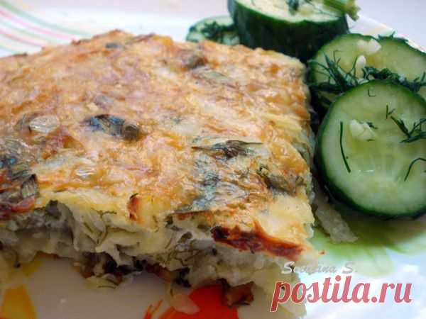 Картофельная запеканка с сыром и зеленым луком. - УЮТНАЯ КУХНЯ - Группы Мой Мир