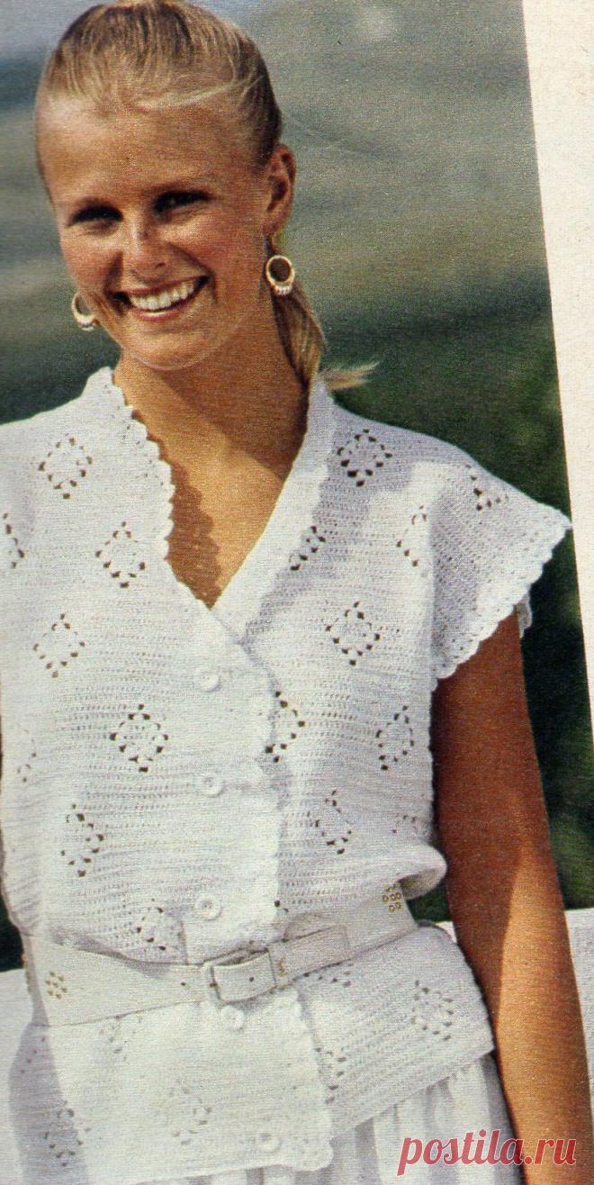 ИЗ БЕЛОЙ ПРЯЖИ-ВЕСЕННИЕ МОДЕЛИ | Татьянин блог