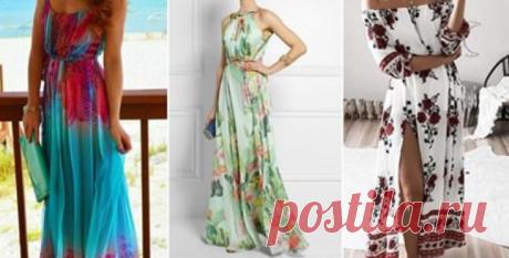 Длинные платья с принтом: 25 элегантных идей… Платья с ярким принтом отлично смотрятся в разгар лета, и весной в сочетании с короткой курткой. 

Некоторые дизайнеры советуют смелым модницам носить их даже в холодный сезон! В любом случае, у вас есть еще несколько солнечных и теплых месяцев, чтобы освоить длину макси и решить, стоит ли остават