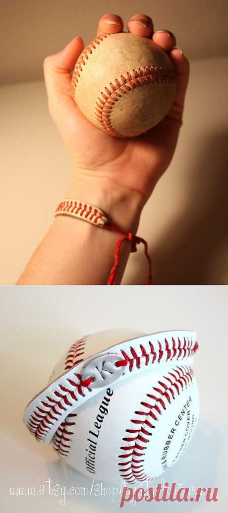 Бейсбольный браслет / Аксессуары (не украшения) / Модный сайт о стильной переделке одежды и интерьера