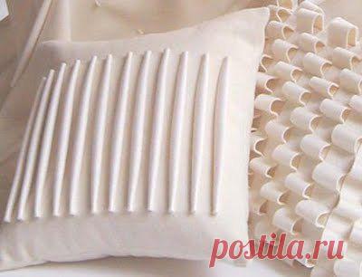 подушка / Интерьер / Стильные подушки своими руками / Pinme.ru / Елена Леус