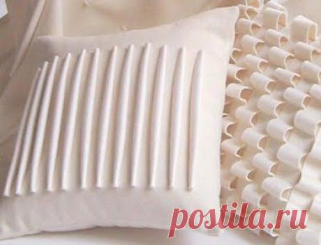 подушка / Интерьер / Стильные подушки своими руками / Pinme.ru / Елена Леус