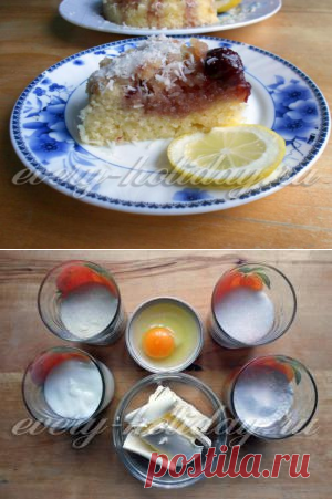 Манник на кефире в микроволновке, рецепт