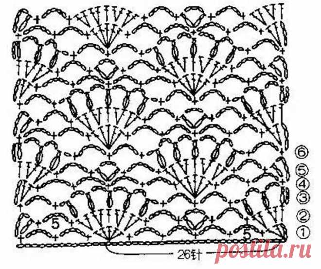 Узоры крючком