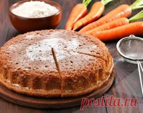 Пряный морковный пирог