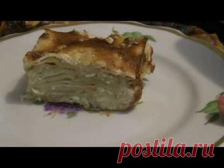 Сладкий пирог из лаваша с творогом. Вкуснотища.