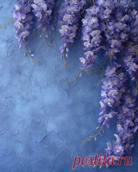 Wisteria/Глициния
- это название цветка и растения, которое происходит от латинского слова. 
Во многих культурах wisteria ассоциируется с красотой, изобилием и очарованием. 
Это красивое растение с гроздьями фиолетовых или розовых цветов, которые зачастую используются для украшения садов и дворов.