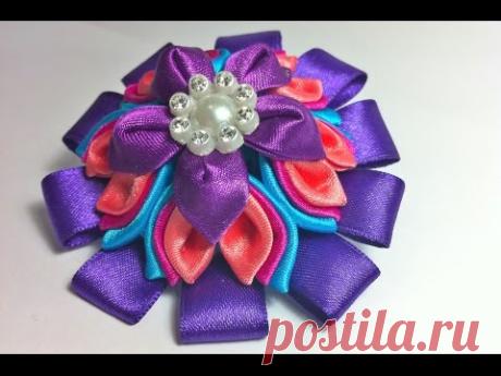 Kanzashi flower 3 Tutorial