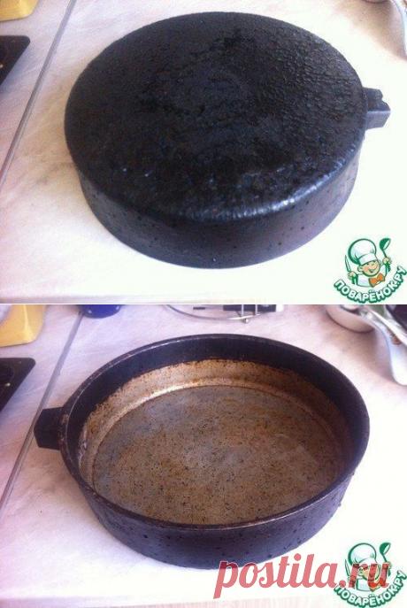 Как очистить "бабушкины" чугунные кастрюли/сковородки.