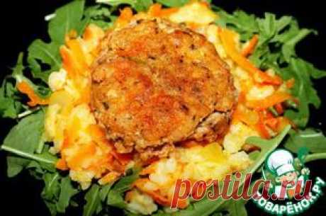 Котлеты "ФаСольКа" с сырной начинкой - кулинарный рецепт