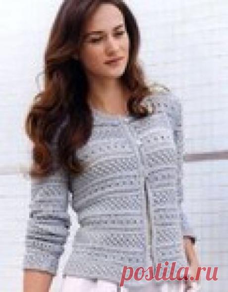 ЖАКЕТ С УЗОРОМ СПЯЩАЯ КРАСАВИЦА!