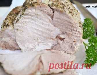 Буженина в рукаве для запекания - кулинарный рецепт