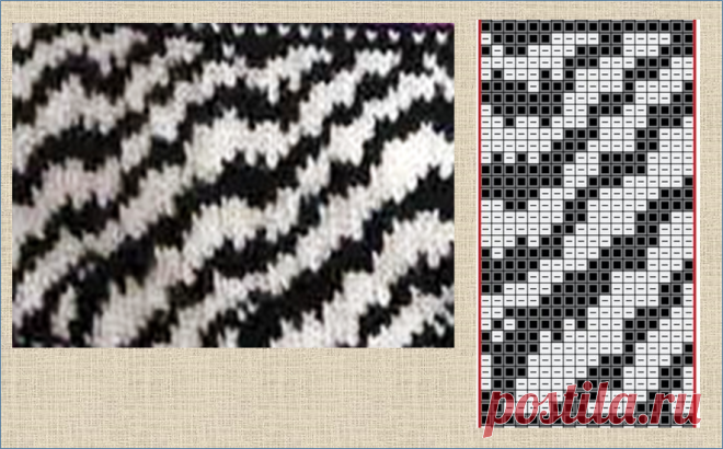 30 схем жаккардовых паттернов для вязания спицами сплошного жаккардового полотна | МНЕ ИНТЕРЕСНО | Яндекс Дзен
