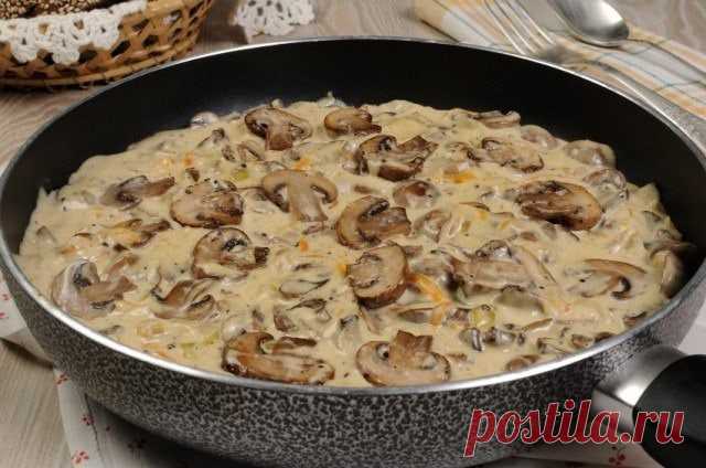 ​Курица с шампиньонами