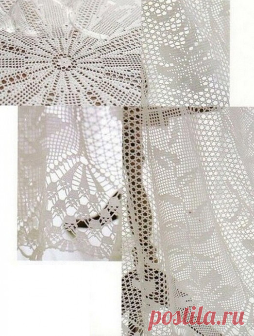 Роскошь и уют: ажурная скатерть, связанная крючком