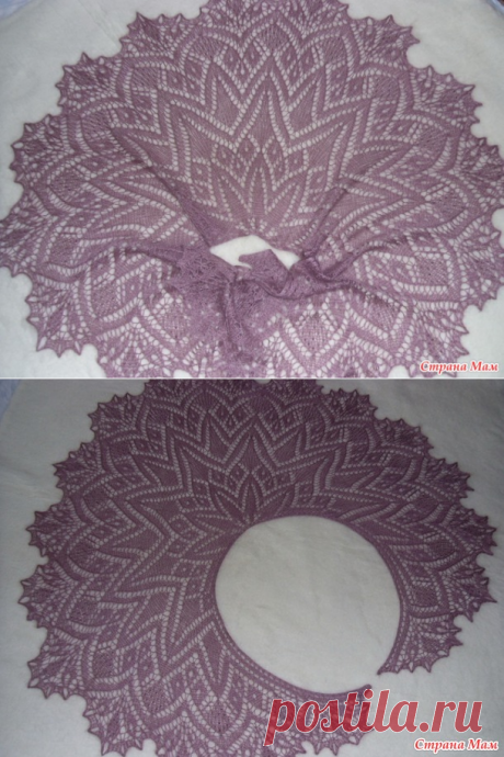 Шаль "Криптонит" по дизайну Анны Виктории - Хенд-Мейд | HANDMADE - Страна Мам