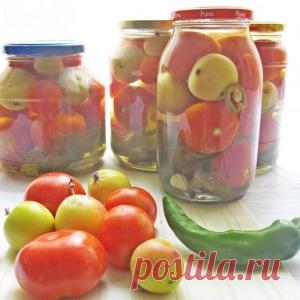 МАРИНОВАННЫЕ ПОМИДОРЫ С ЯБЛОКАМИ НА ЗИМУ ПО-НЕМЕЦКИ