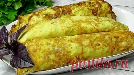 Блинчики  БЕЗ МУКИ, фантастические! Меняю начинку и готовлю всё лето!Какие же они вкусные!