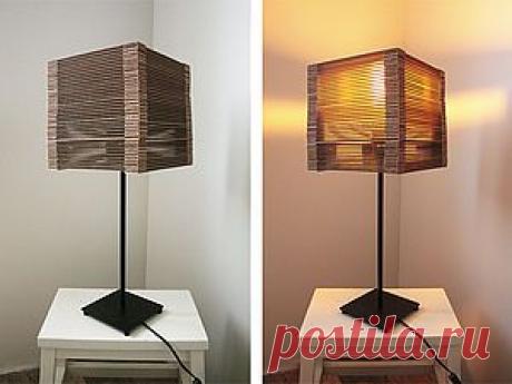 Светильник из картона - Ярмарка Мастеров - ручная работа, handmade