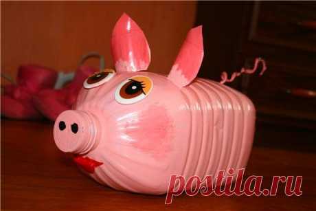 Садовые фигурки из пластиковых бутылок