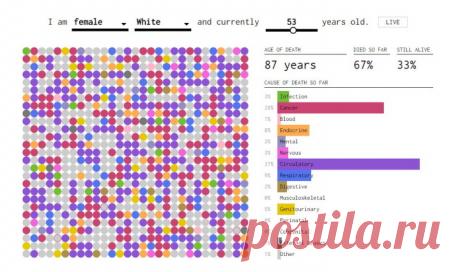 Калькулятор: причины вашей смерти | Образовательная программа: компендиум здоровья.