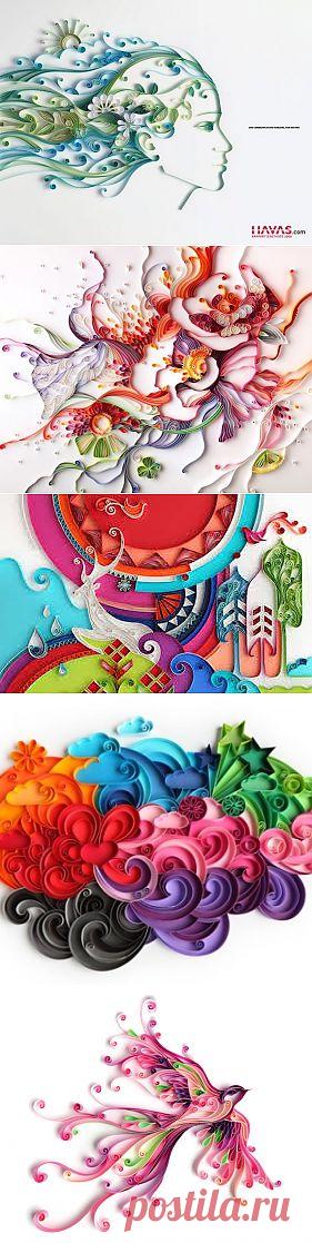 Квиллинг Юлии Бродской / Арт-объекты /