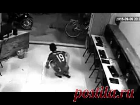 Парень хотел обидеть собаку. Вы будете смеяться до слез, когда увидите, что было дальше!