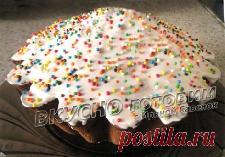 Пасхальный кулич без дрожжей рецепт с фото. Вкусно готовим.