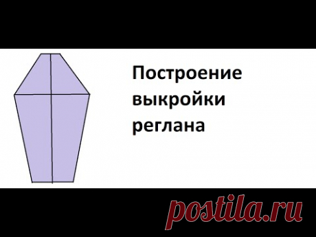 как построить выкройку реглана для вязанных изделий?