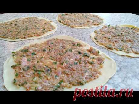 Неимоверная Вкусная Блюда..Турецкая уличная  еда ЛАХМАДЖУН..