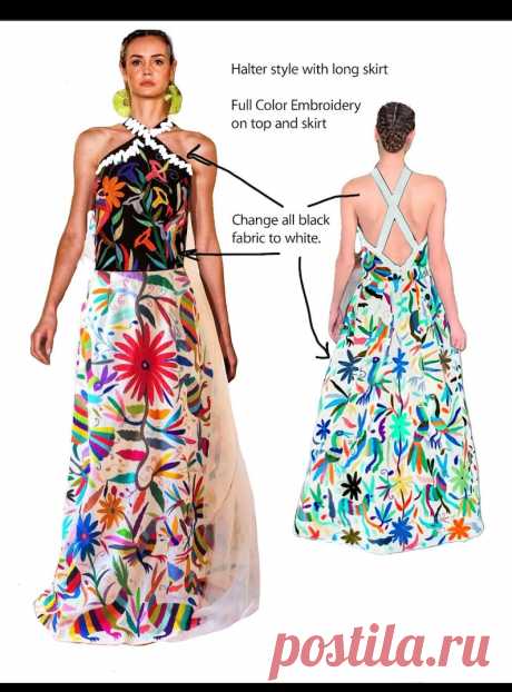 Impresionantemente Vestido blanco Novia Otomi Blanco con - Etsy Chile