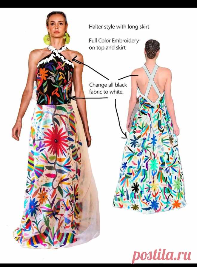 Impresionantemente Vestido blanco Novia Otomi Blanco con - Etsy Chile