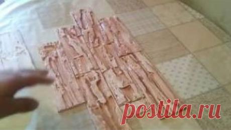 Дешевый гипсовый камень своими руками без формы Дешево до неприличия, красиво, просто. Нужен только гипс, колер, шпатель. НИКАКИХ ФОРМ НЕ НАДО!