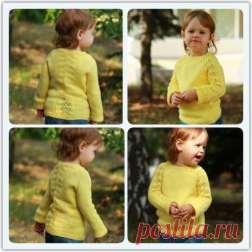 Crochet openwork sweater free pattern