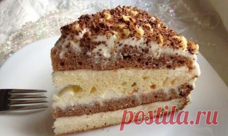 Торт «Сметанник»

Ингредиенты:
Масло сливочного — 100 гр
Яйцо – 2 шт
Сгущенка — 1 банка
Мука — 8 ст.л.
Какао — 1 ст.л.
Сметана 20% — 700 гр
Сахарная пудра — 100 гр
Разрыхлитель — 1 ч.л.

Сперва разогреваем духовку до 180 градусов. Масло комнатной температуры взбиваем с яйцами. Добавляем сгущенное молоко и продолжаем взбивать. Затем добавляем разрыхлитель и снова взобьем 30 секунд. Просеиваем муку в тесто и быстрыми круговыми движениями перемешиваем тесто лопаточкой. Делим ...