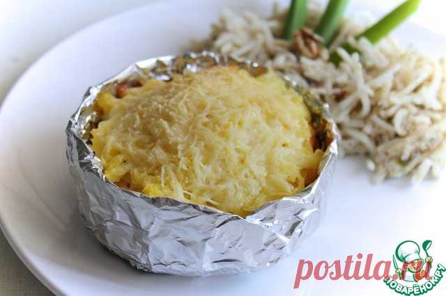 Гнездышки с рыбой/курицей + мастер-класс по изготовлению "гнезд"