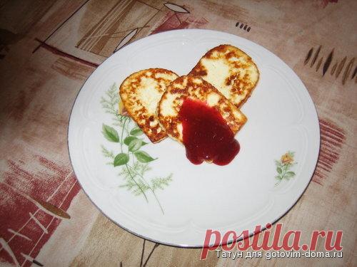 Жареный Адыгейский сыр • Блюда из творога и сыра